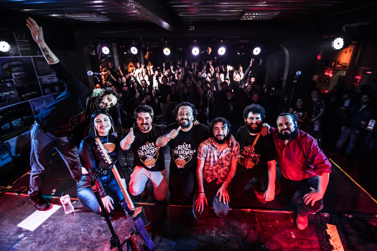 La Rata Bluesera — la banda completa en Valdivia