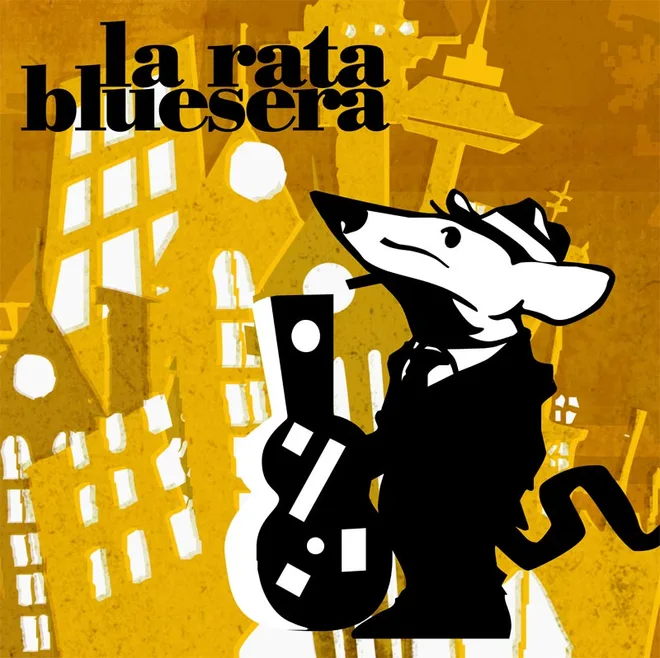 Portada del disco debut La Rata Bluesera (2006)